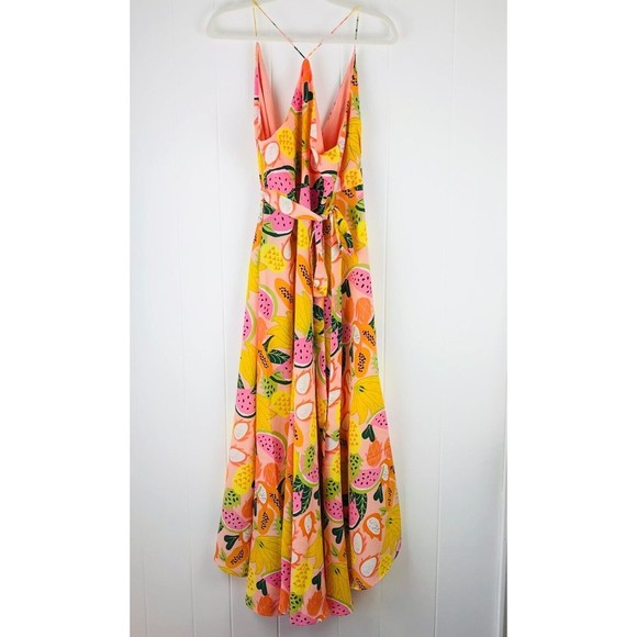 Anthropologie Hutch Glenne Tropical Wrap Dress Medium - Picture 4 of 10